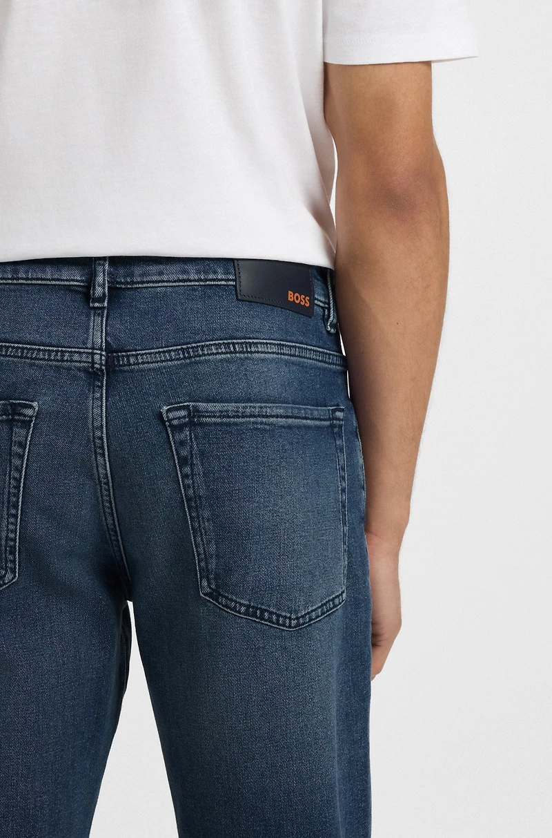 Maine Regular-fit jeans mid-blue comfort-stretch denim