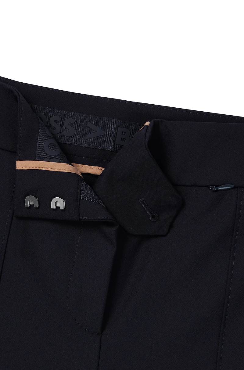 Extra-slim-fit trousers quick-dry stretch cloth