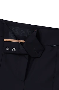 Extra-slim-fit trousers quick-dry stretch cloth