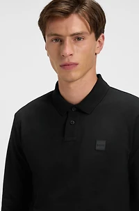 Stretch-cotton polo shirt a slim fit