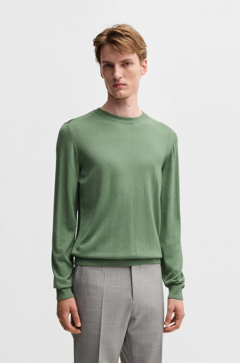 Regular-fit sweater wool