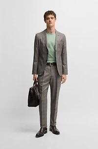 Mercerised-cotton T-shirt a regular fit