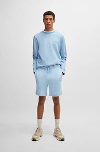 Logo-patch sweatshirt cotton terry