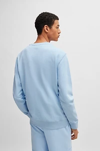 Logo-patch sweatshirt cotton terry
