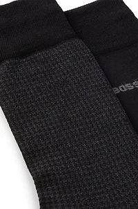 Two-pack of socks a cotton blend