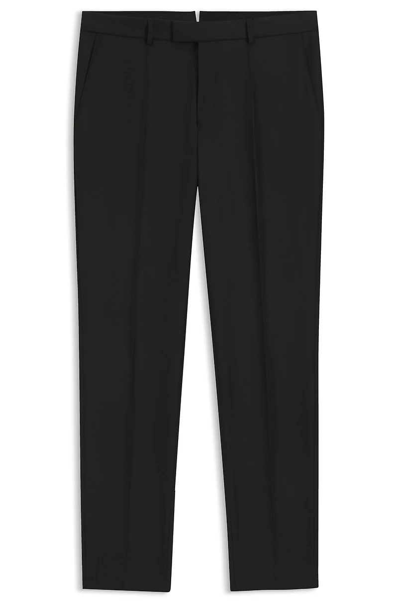 Slim-fit trousers virgin wool with stretch