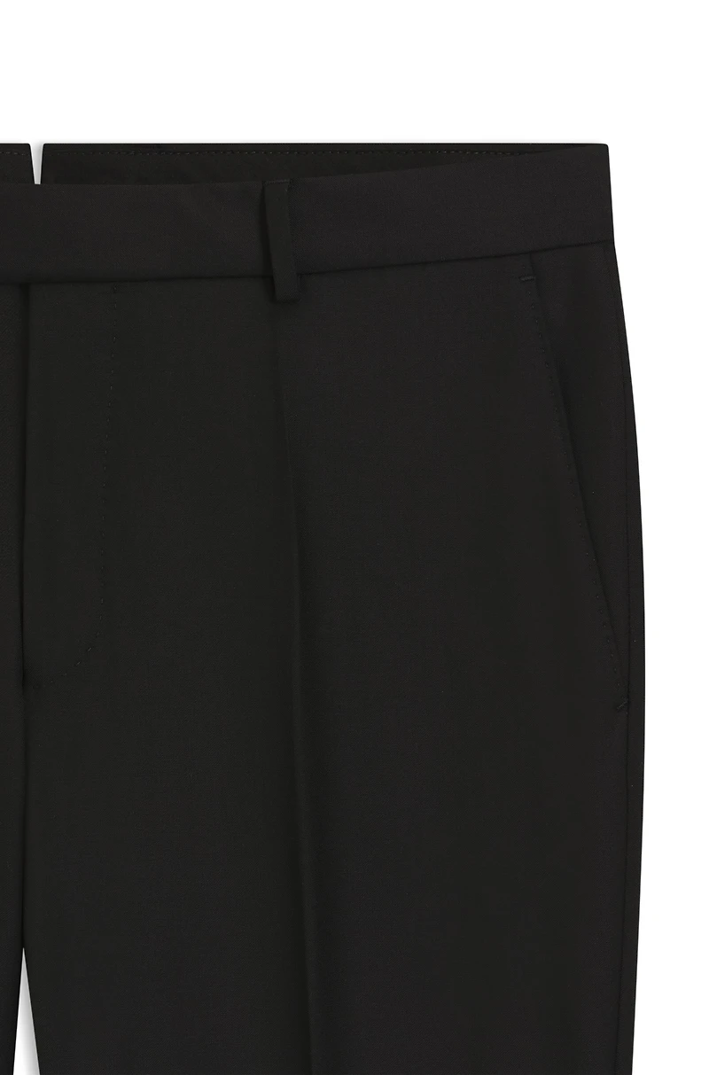 Slim-fit trousers virgin wool with stretch