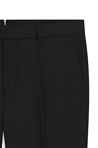 Slim-fit trousers virgin wool with stretch