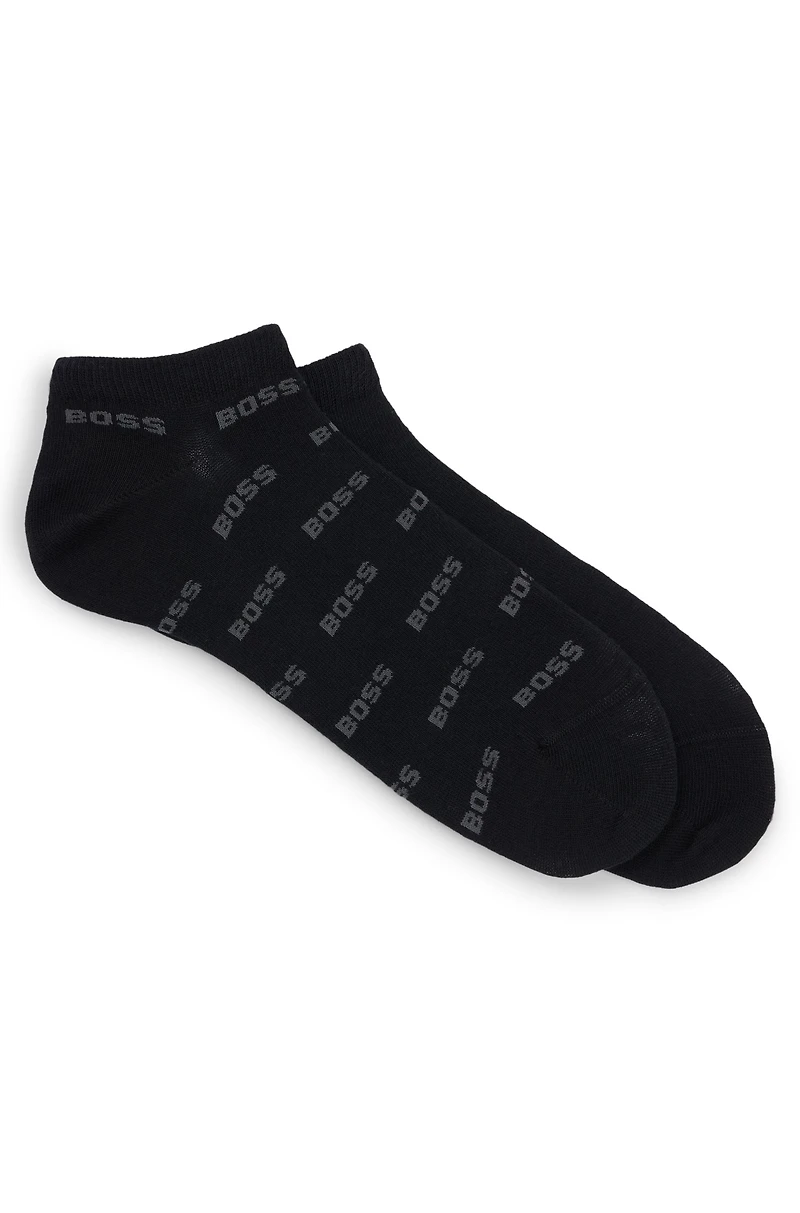 Two-pack of branded socks in an ankle length