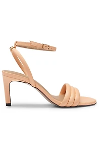 Strappy sandals nappa leather with a 7cm heel