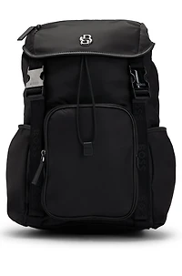 BOSS SELECTED BY SHOHEI OHTANI Multi-pocket backpack with Double B monogram trim