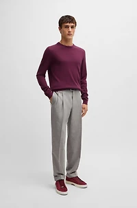 Gary suede low-top trainers with branded lace loop