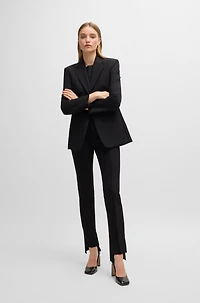 Slim-fit jacket performance-stretch material