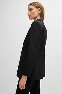 Slim-fit jacket performance-stretch material