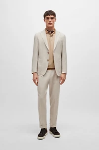 Regular-fit polo shirt cotton and cashmere