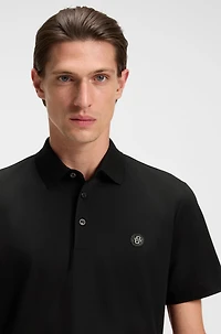 Double-monogram polo shirt mercerised cotton