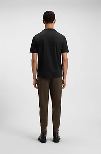 Mercerised-cotton T-shirt with Double B monogram