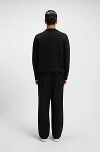 Cotton-blend sweatshirt with Double B monogram