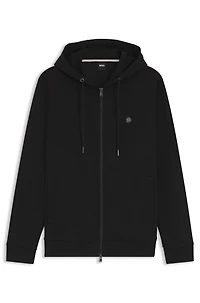 Zip-up hoodie with Double B monogram