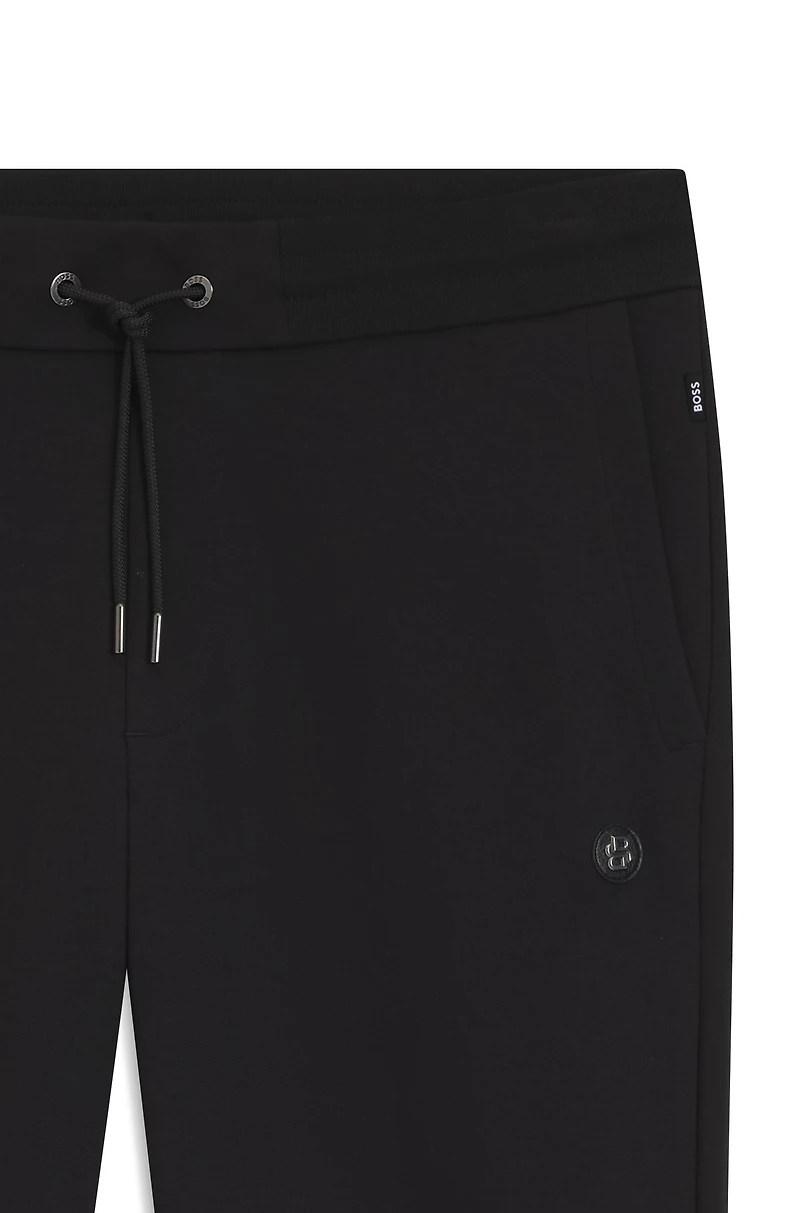 Cotton-blend tracksuit bottoms with Double B monogram