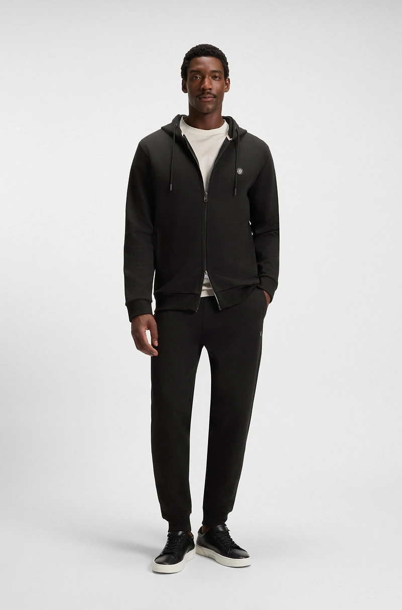Cotton-blend tracksuit bottoms with Double B monogram