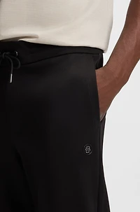 Cotton-blend tracksuit bottoms with Double B monogram