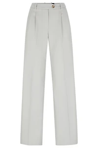 Formal trousers a heavyweight wool blend