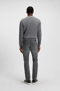 Delaware slim-fit jeans super-soft grey denim