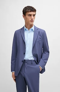 Water-repellent jacket slim fit with zip-up inner