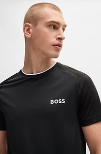 BOSS x Matteo Berrettini stretch-jersey T-shirt with signature details