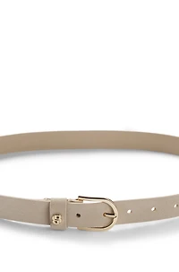 Suede belt with Double B monogram