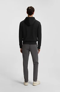 Relaxed-fit hoodie cotton terry with large logo