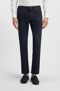 Delaware slim-fit jeans dark-blue soft denim