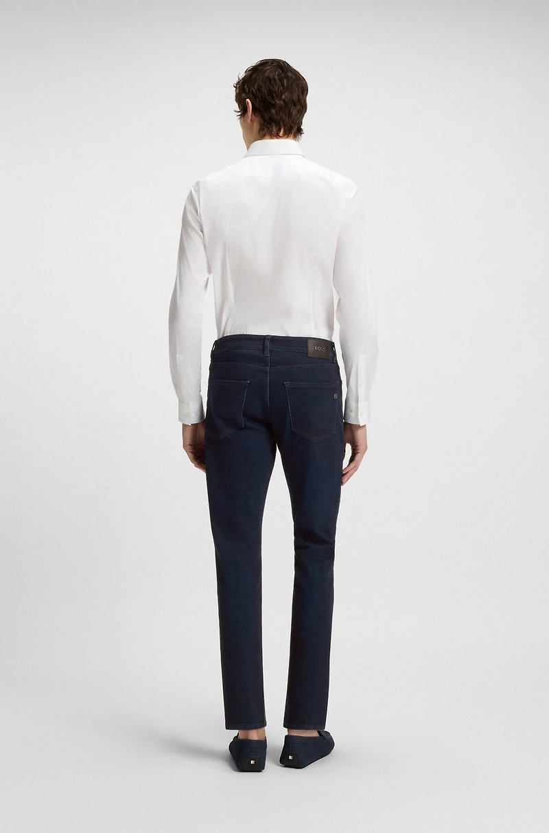 Delaware slim-fit jeans dark-blue soft denim