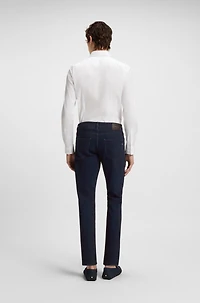 Delaware slim-fit jeans dark-blue soft denim