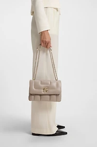 Shoulder bag with Double B monogram