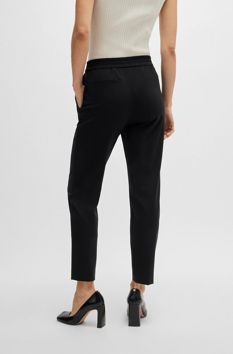 Slim-fit trousers performance-stretch jersey