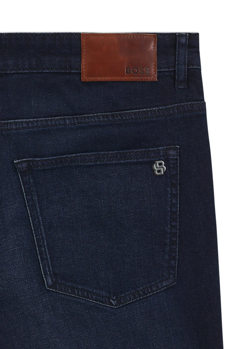 Slim-fit jeans blue comfort-stretch denim