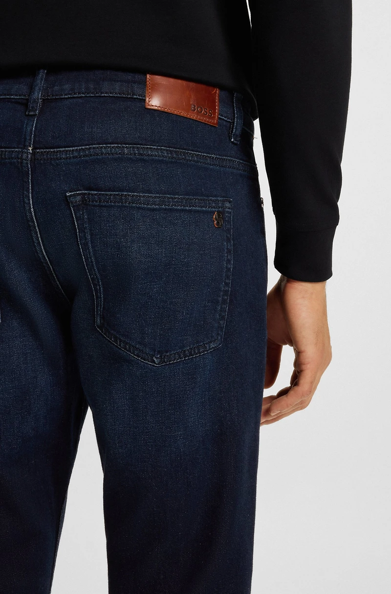 Slim-fit jeans blue comfort-stretch denim
