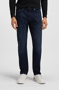 Slim-fit jeans blue comfort-stretch denim