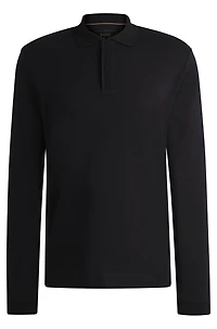 Regular-fit polo shirt cotton and cashmere