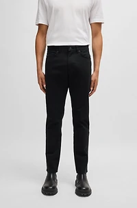 Delaware garment-dyed trousers stretch-cotton gabardine