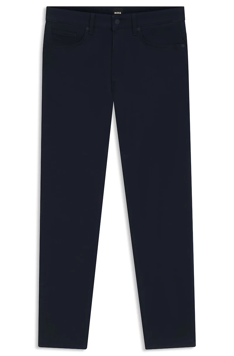 Delaware Slim-fit trousers brushed satin