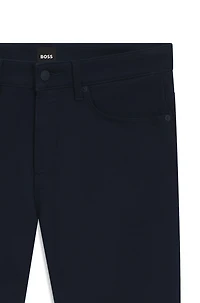 Delaware Slim-fit trousers brushed satin
