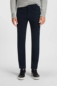 Delaware Slim-fit trousers brushed satin
