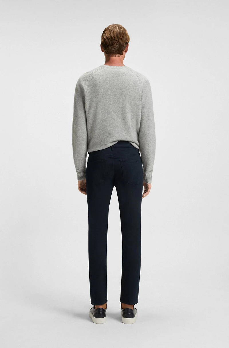 Delaware Slim-fit trousers brushed satin