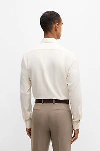 Regular-fit shirt cotton-cashmere twill