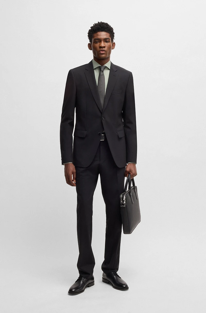 Regular-fit shirt cotton-cashmere twill