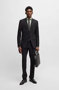 Regular-fit shirt cotton-cashmere twill