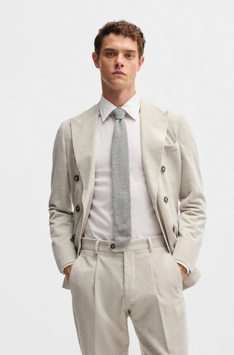 Slim-fit shirt super-stretch fabric